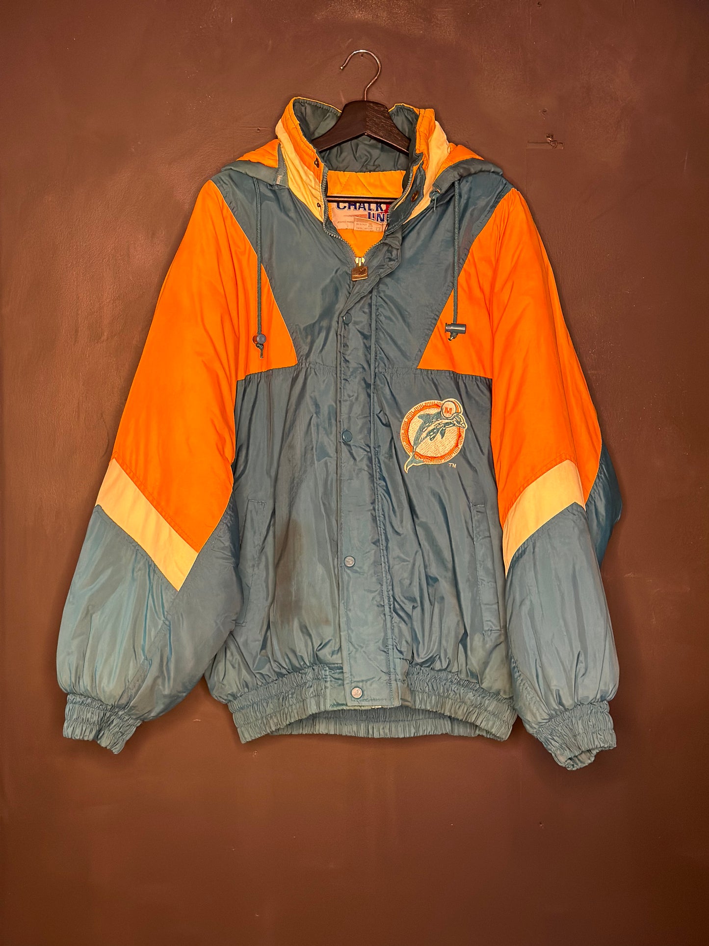 Miami Dolphins Chalk Line Hooded Jacket