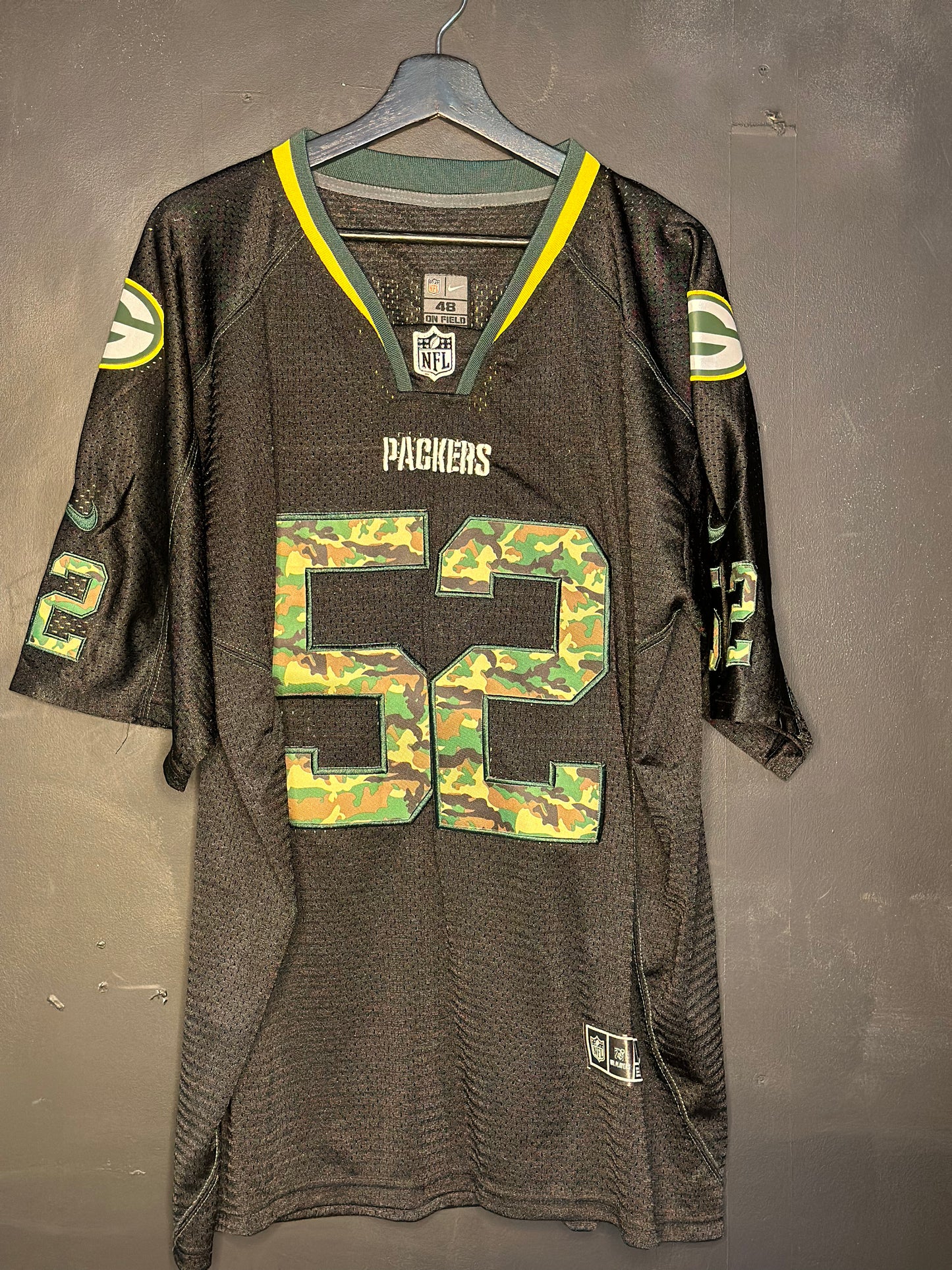 Clay Matthews Packers Camo #52 Nike Jersey