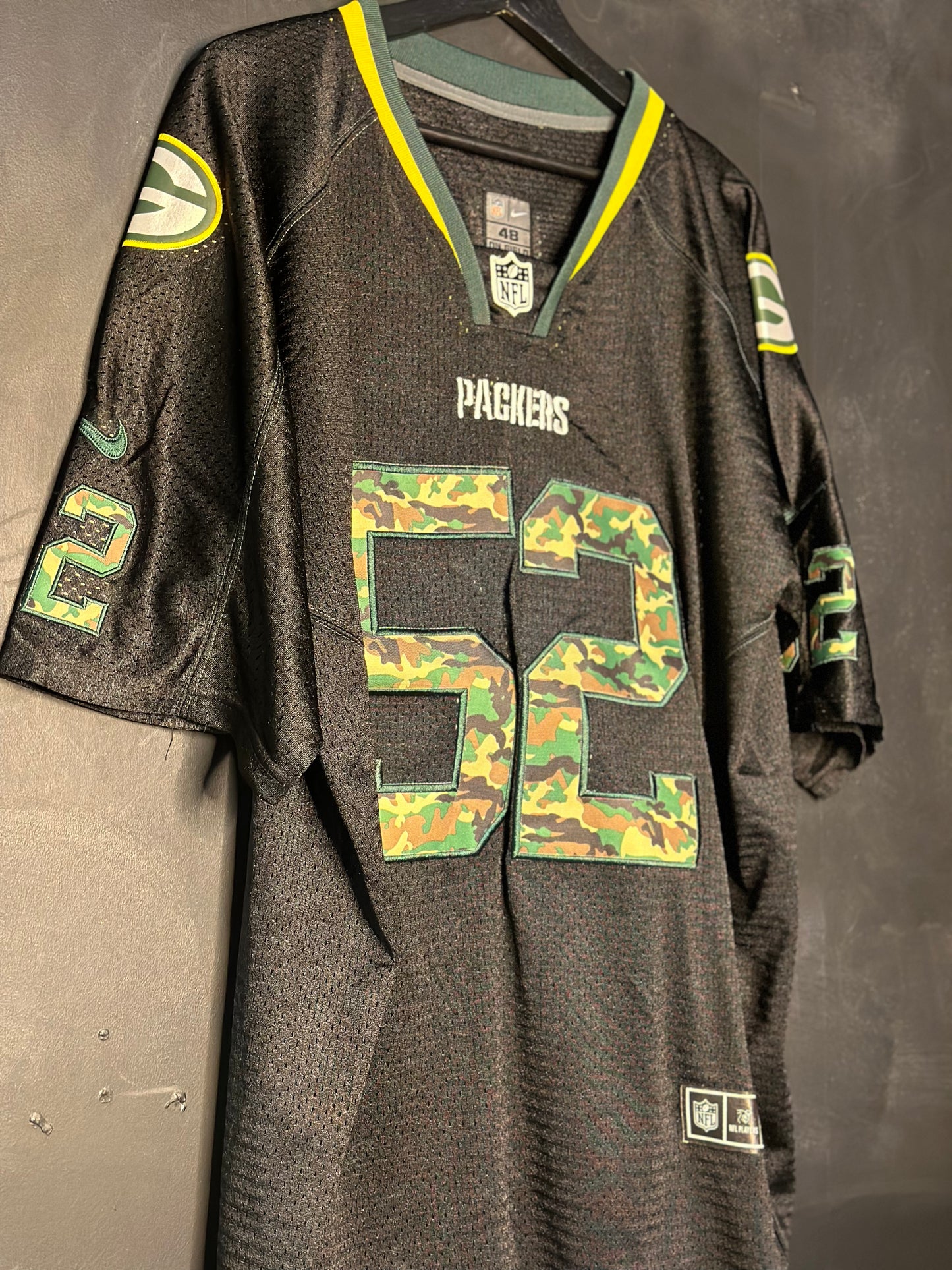 Clay Matthews Packers Camo #52 Nike Jersey