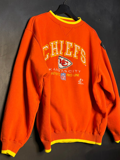 Kansas City Chiefs Pro Line Logo Athletic Crewneck Sweater