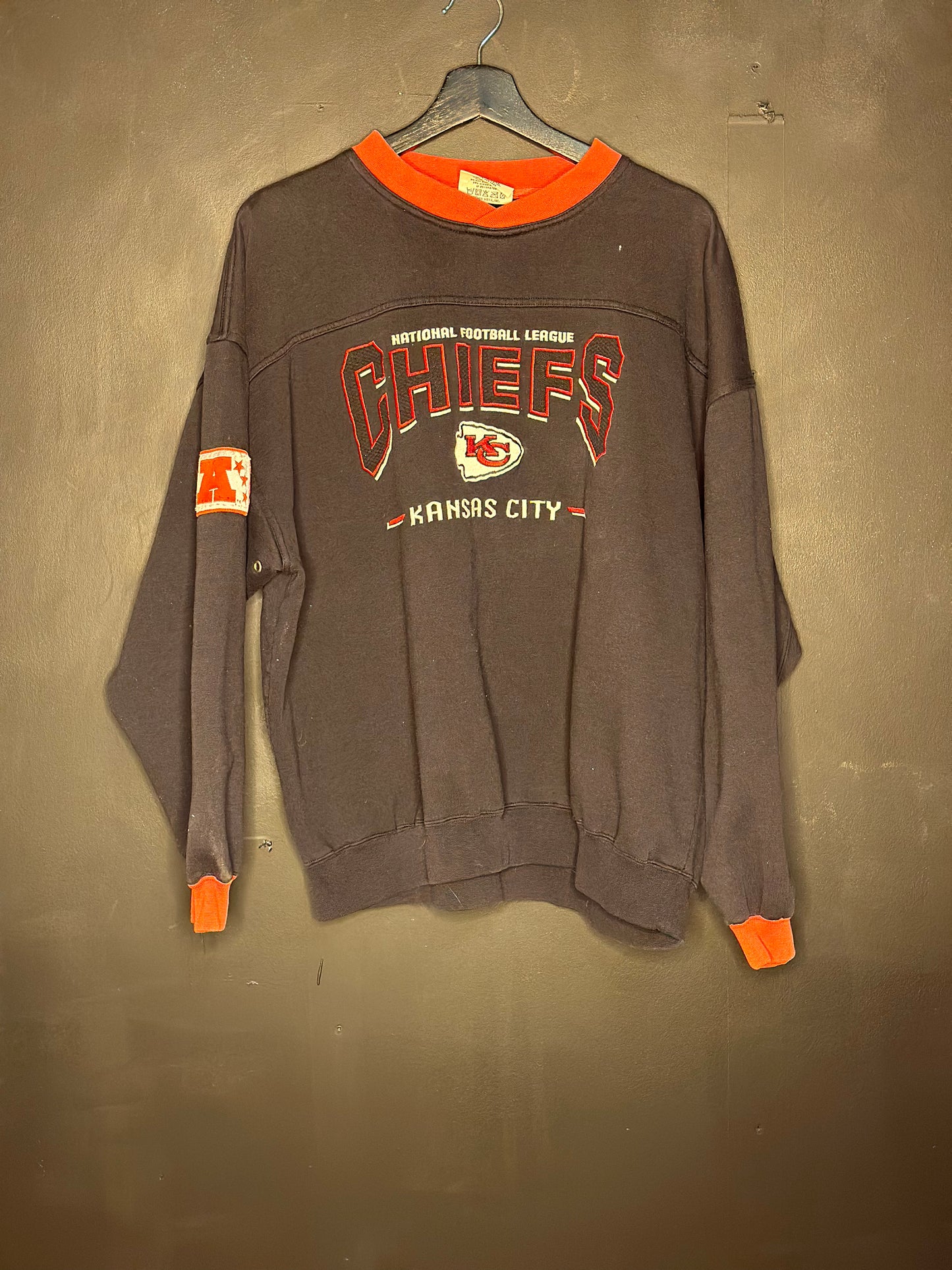 Kansas City Chiefs Lee Sport Crewneck Sweater