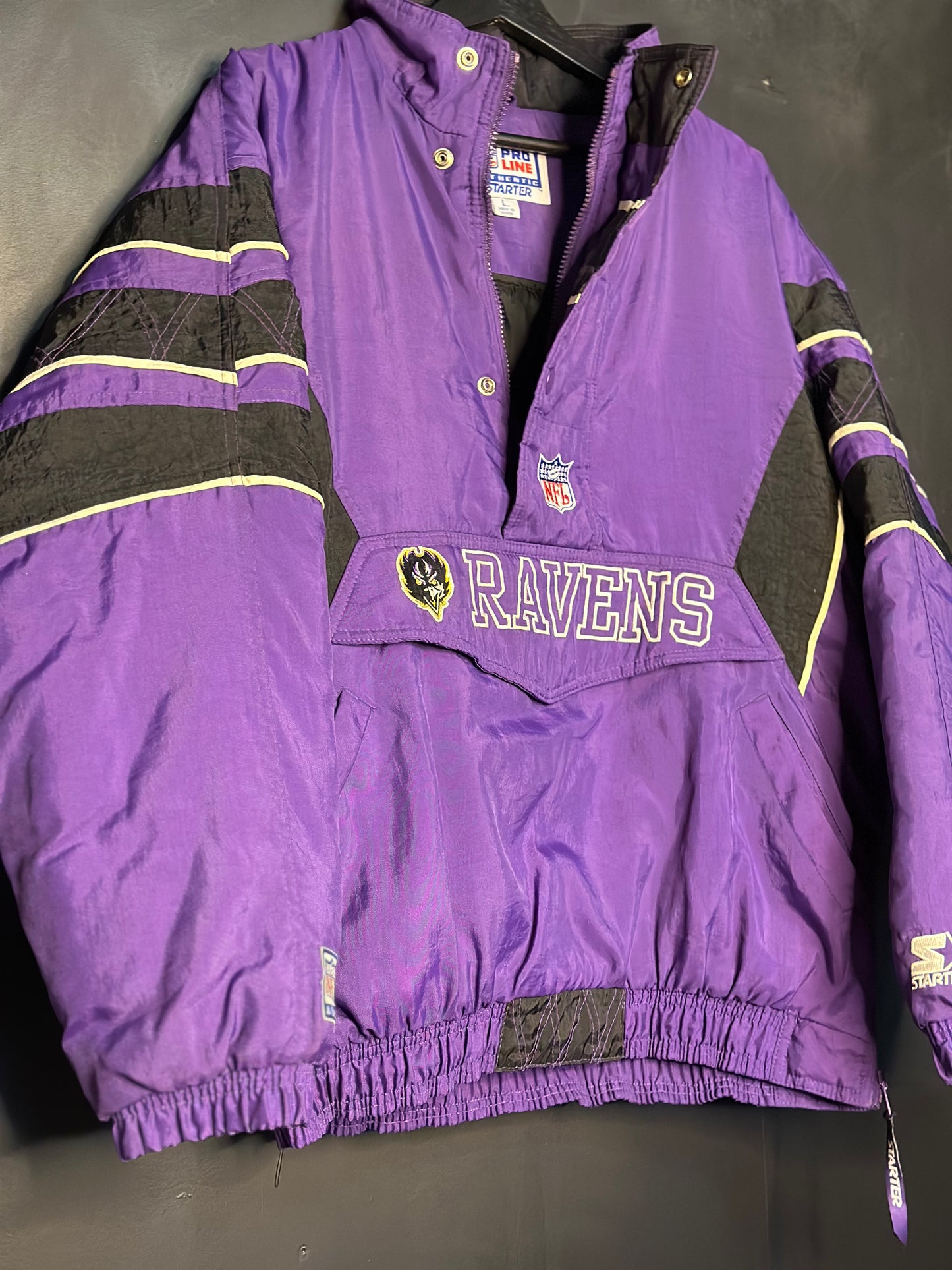 Baltimore Ravens Starter Pro Line Authentic Jacket