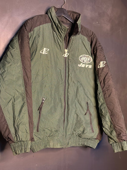 New York Jets Logo Athletic Pro Line Puffer Jacket