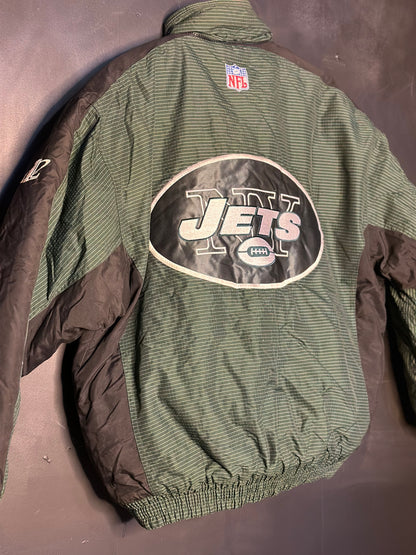 New York Jets Logo Athletic Pro Line Puffer Jacket