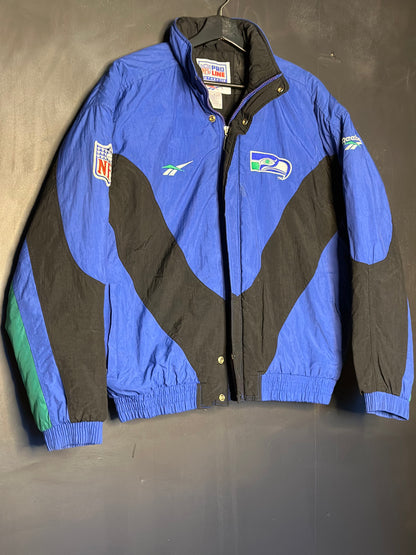 Seattle Seahawks Reebok Authentic Pro Line Puffer Jacket